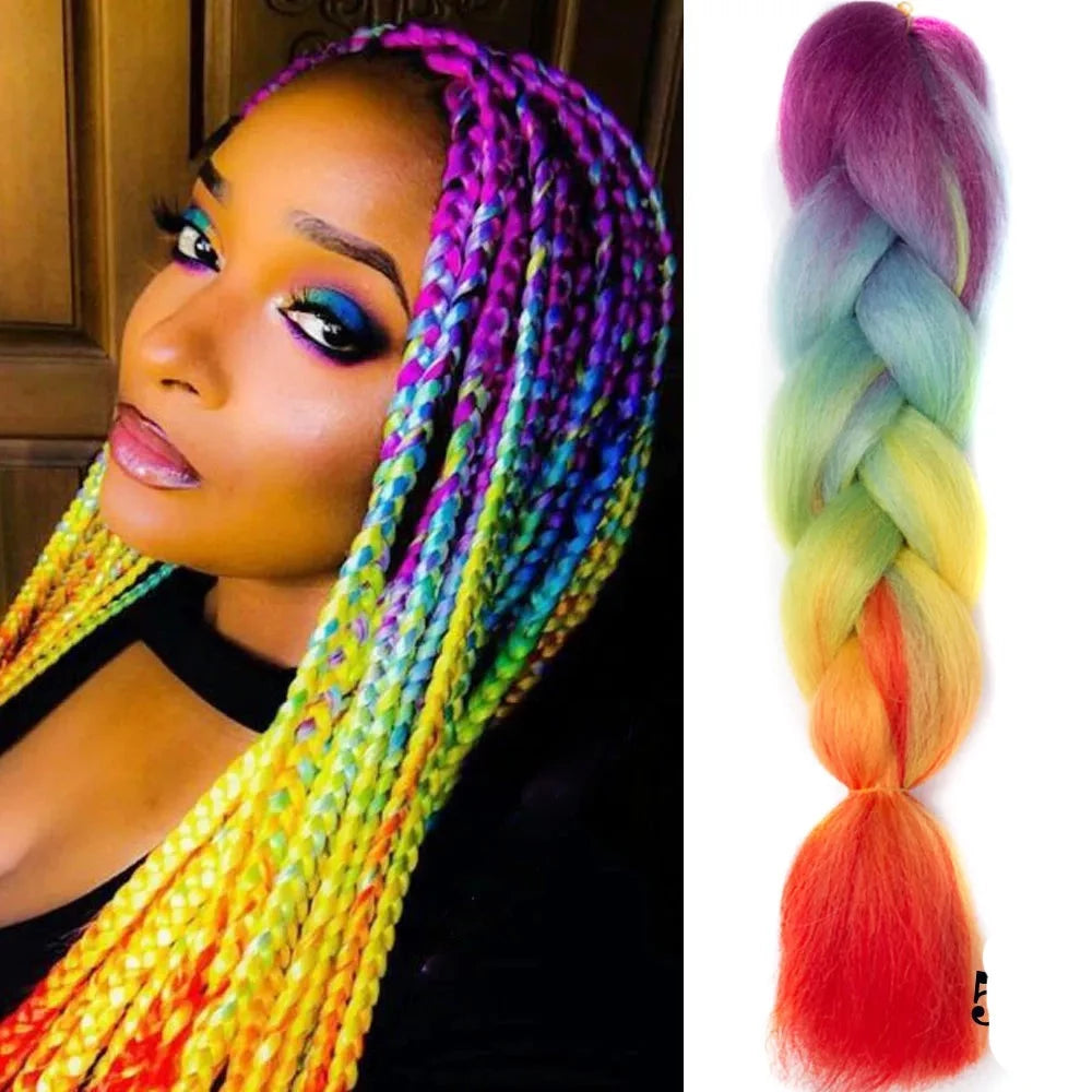 Peruca extensie par Multicolor
