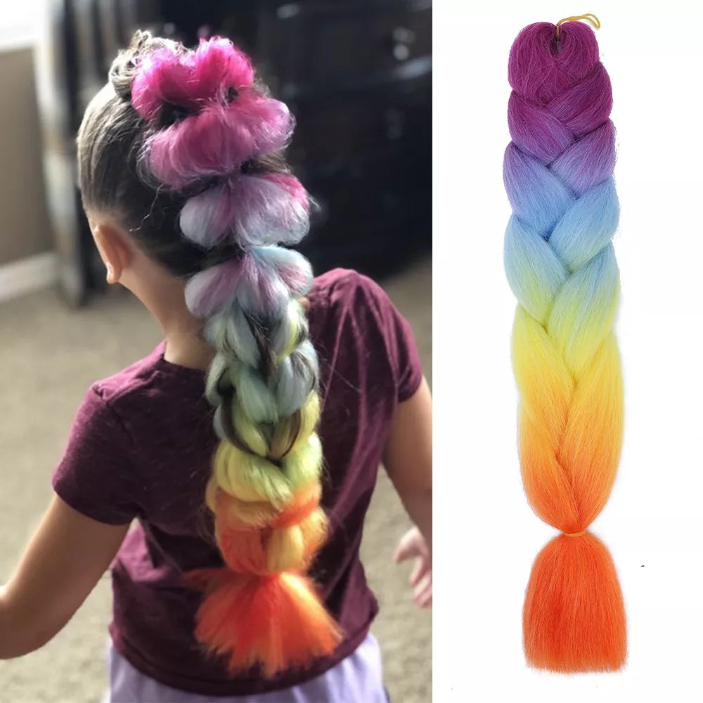 Peruca extensie par Multicolor