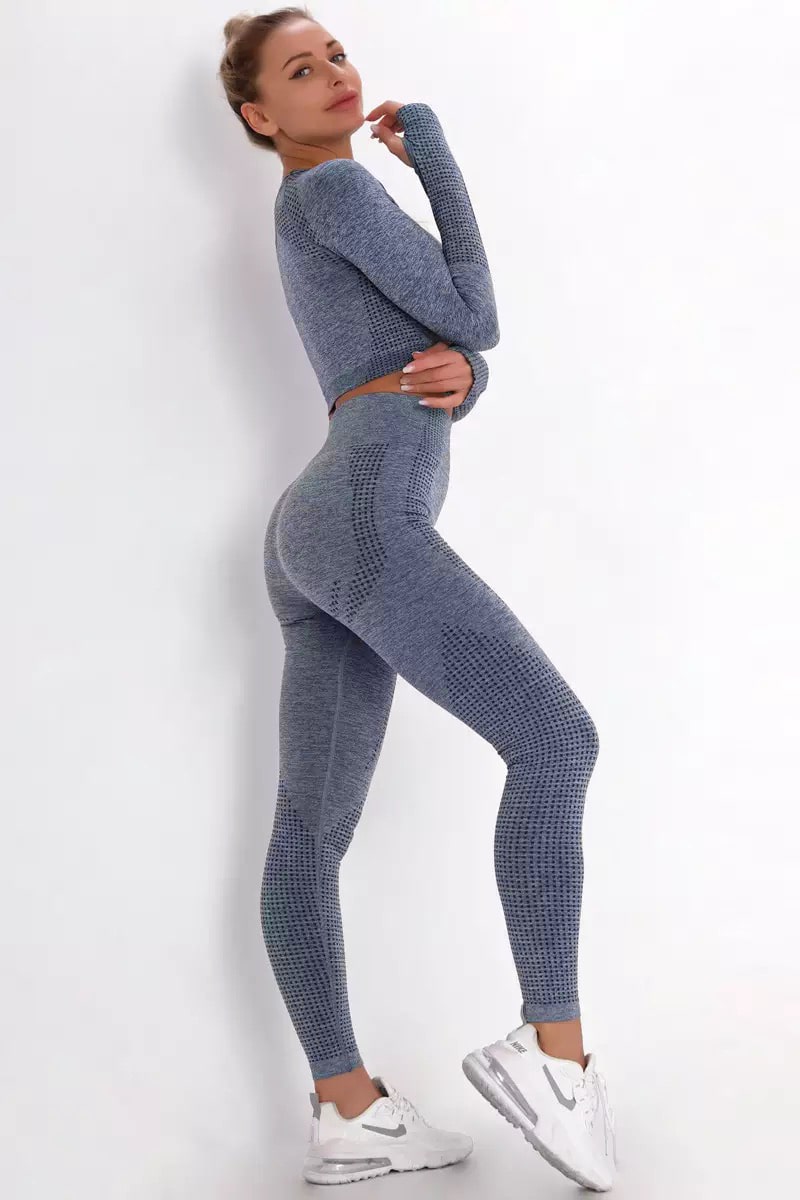 Compleu fitness 2 piese colanti si top WCLNT1920