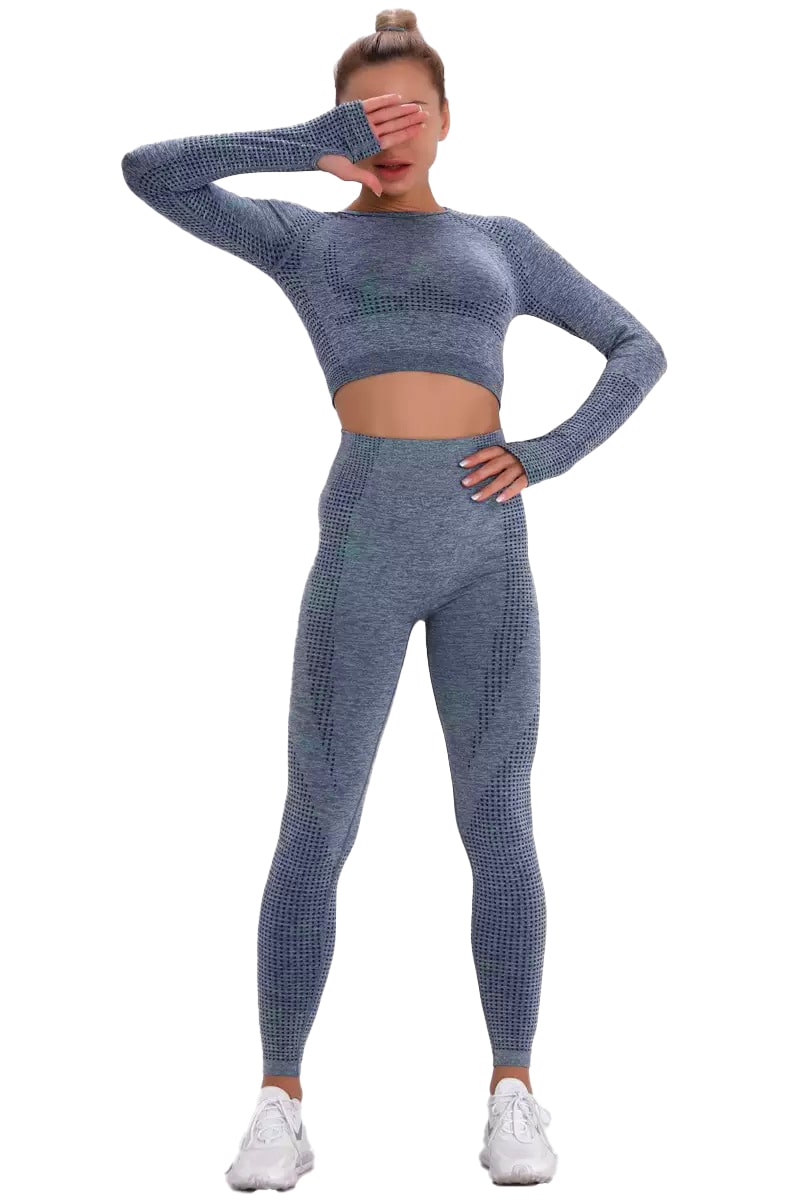 Compleu fitness 2 piese colanti si top WCLNT1920