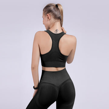 Set 2 piese colanti și bustiera WNY PRO fitness modelator BC8006 neg