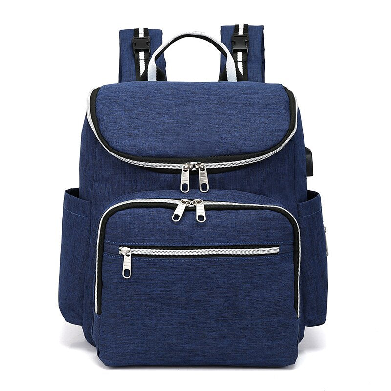 Rucsac multifunctional - Geanta de mana pentru mamici, organizator articole pentru bebelusi, atasabil pe manerul caruciorului, ZG011