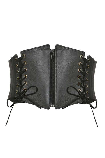 Curea lata pentru femei Lace Up tip centura corset CC007