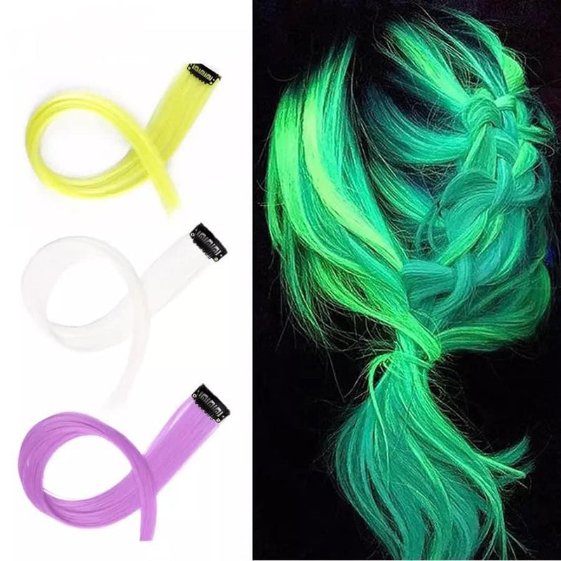 Extensie Clips Mesa colorata din par Fosforscenta luminos