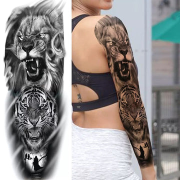 Set 6 Tatuaje Temporare impermeabil, Extra mare, Pentru brate sau picioare si corp, Dimensiune 17.8x 48cm, WTTJ-S004