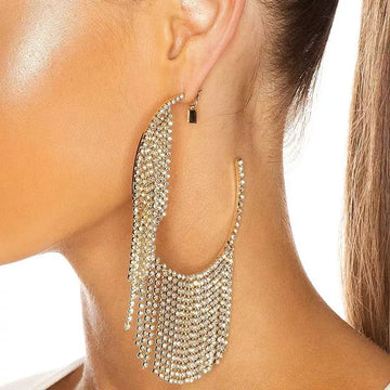 Cercei luxury eleganti lungi din ziriconiu WE043