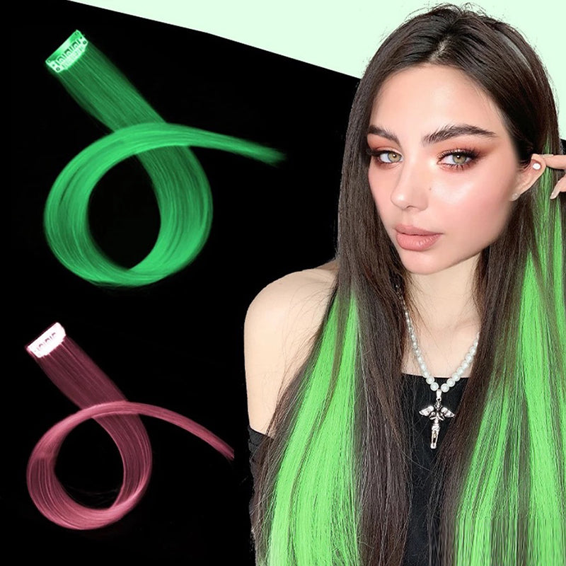 Extensie Clips Mesa colorata din par Fosforscenta luminos