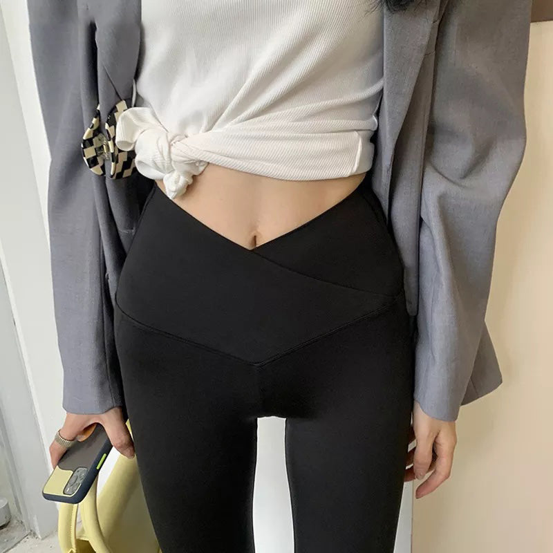 Colanți Modelatori WNY PRO cu talie înaltă V Crose Waist WCLNT2185
