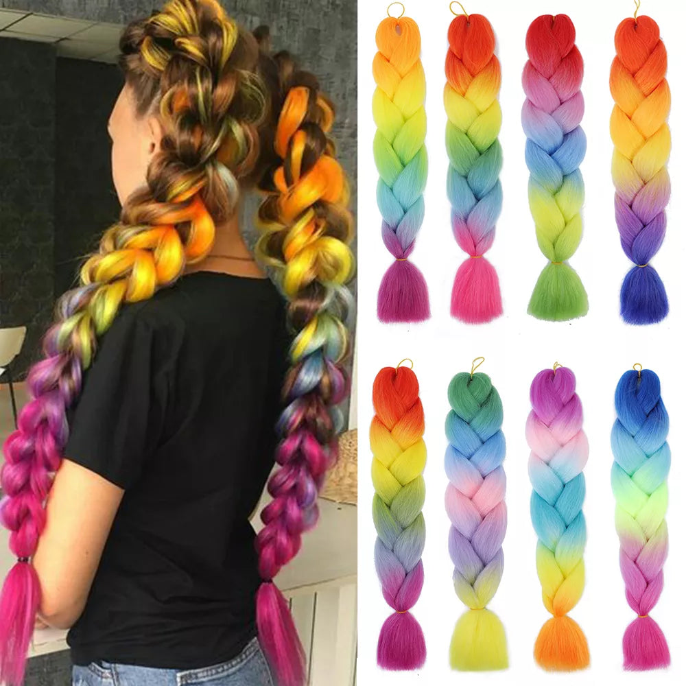 Peruca extensie par Multicolor