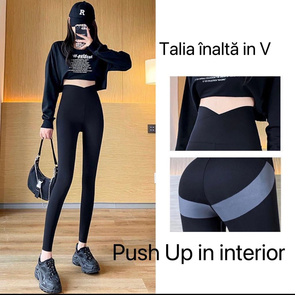 Colanți Modelatori WNY PRO cu talie înaltă V Crose Waist WCLNT2185