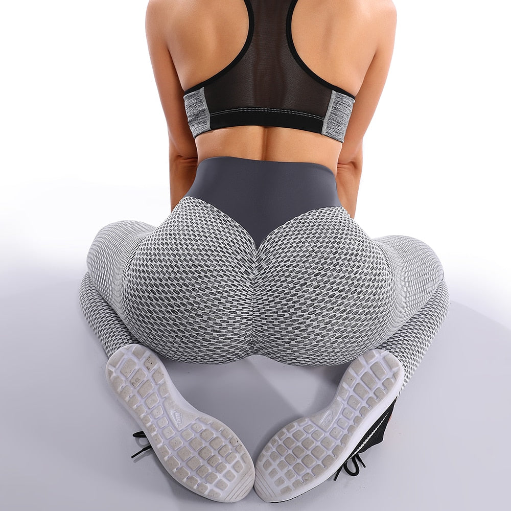 Colanți Fitness WNY PRO fără sudură cu 3D Mesh strâmte modelatori cu talie înaltă WCLNT8185