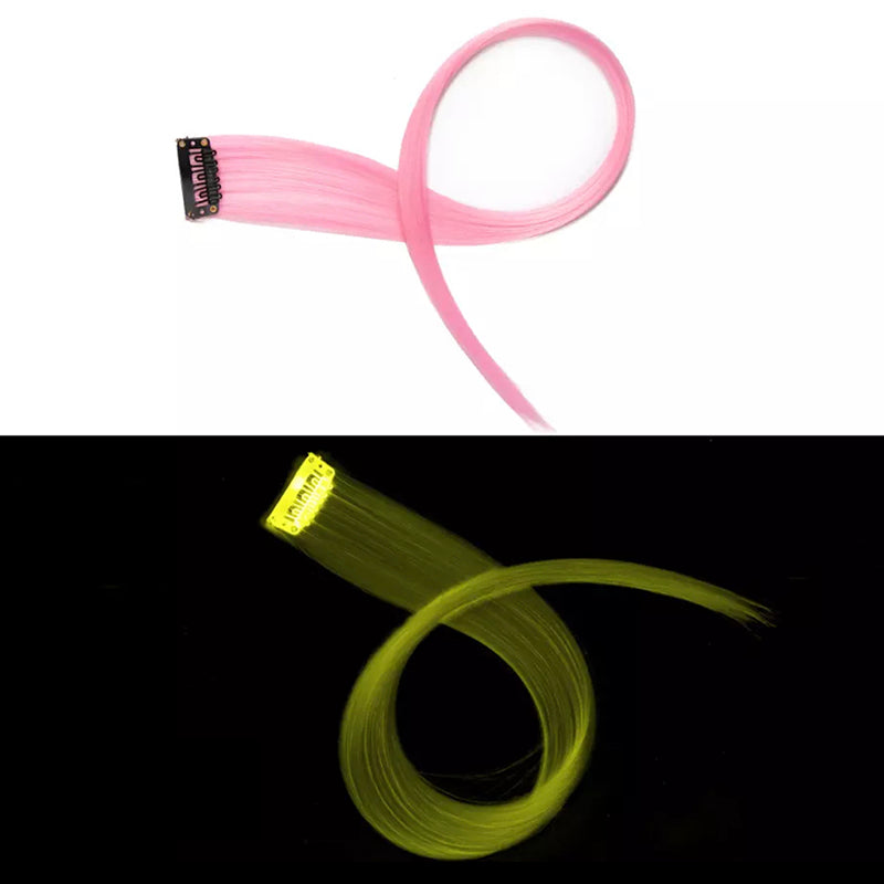 Extensie Clips Mesa colorata din par Fosforscenta luminos